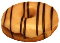 Donut mit Glasur