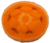 Obsttorte mit Gelee und verschiedene Früchten