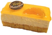 eine Stück Sahneschnitte