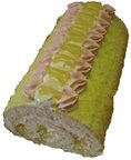 ein Streifen einer Cremrolle